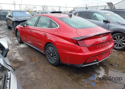 2022 Hyundai Sonata Hybrid Sel z USA, uszkodzony, nr VIN KMHL34JJ8NA038639